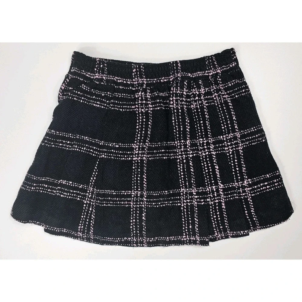 Vintage Old Navy Skirt Toddler‎ Girls 4 Black Pink Lined Holiday Christmas Party
